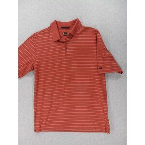 Tiger Woods Collection Nike Short Sleeve Golf Polo Shirt (Men's‎ Medium) Red